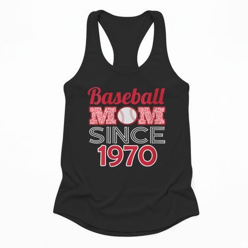 Baseball Mom Since 1970 Flowy Tank - Sportilla