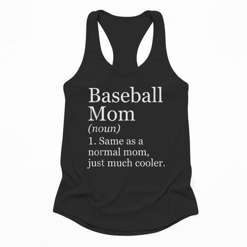 Baseball Mom Definition Sarcastic Sports Flowy Tank - Sportilla