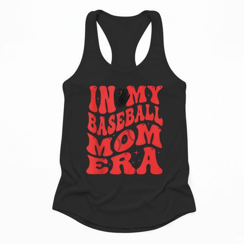 In My Baseball Mom Era Red Flowy Tank - Sportilla