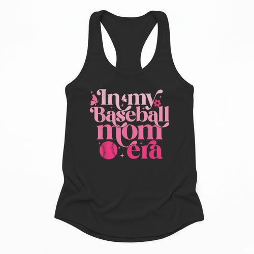 In My Baseball Mom Era Retro Mom Life Mother's Day 2024 Flowy Tank - Sportilla