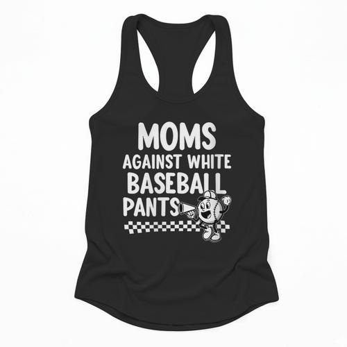 Baseball Mom Game Day Moms Against Pants Flowy Tank - Sportilla