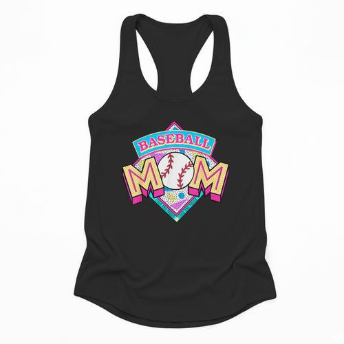 Baseball Mom Loud And Proud Game Day Sport Mother's Day Flowy Tank - Sportilla