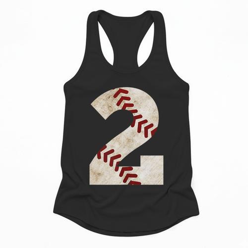 Baseball Mom Baseball Parent Number Two Baseball Gear 2 Flowy Tank - Sportilla