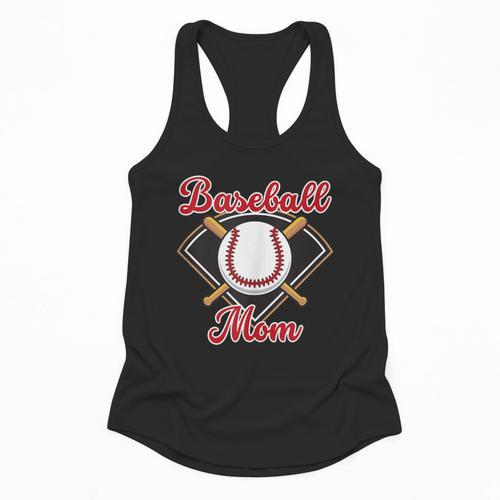 Baseball Mom T-Ball Mom Little League Mom Apparel Flowy Tank - Sportilla