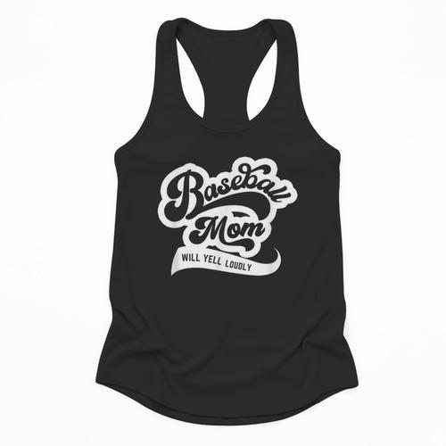 Baseball Mom Will Yell Loudly Flowy Tank - Sportilla