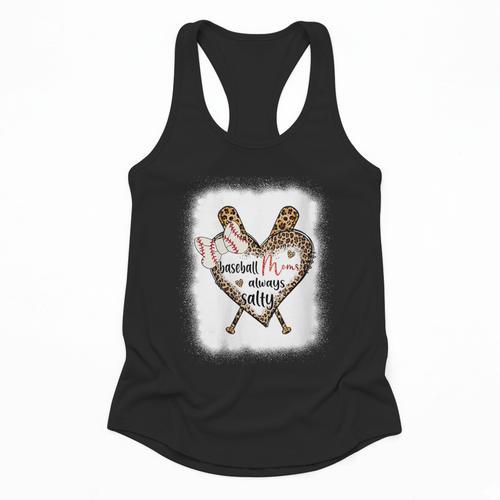 Baseball Moms Always Salty Mommy Flowy Tank - Sportilla