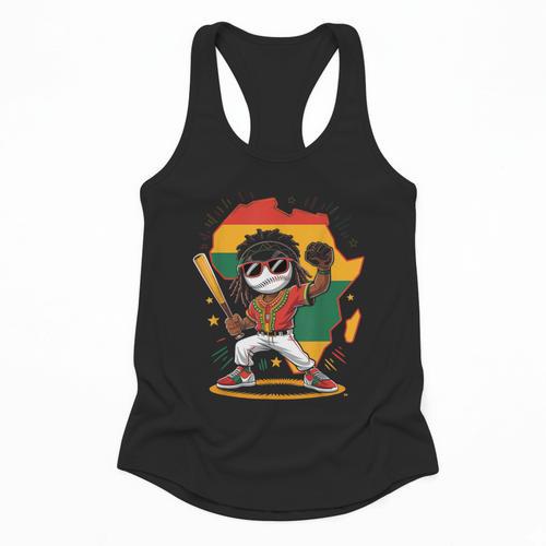 Baseball History Month For Boys Flowy Tank - Sportilla