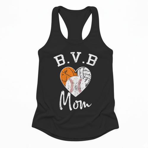 Basketball Volleyball Baseball Mom For Women Flowy Tank - Sportilla