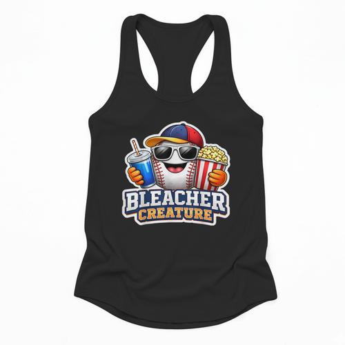 Bleacher Creature Baseball Fan Supporter Game Day Ball Flowy Tank - Sportilla