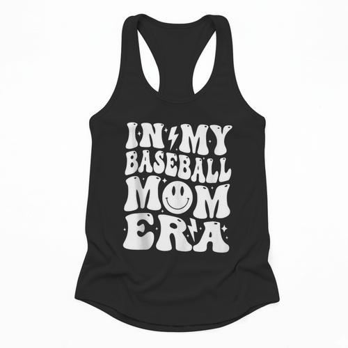 Family Mama In My Baseball Mom Era Flowy Tank - Sportilla