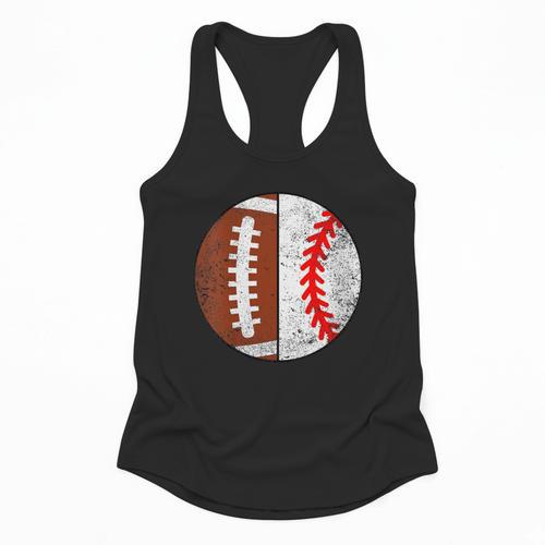 Football Baseball Player Football Baseball Mom Flowy Tank - Sportilla