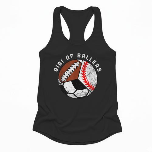 Gigi Of Ballers Baseball Soccer Football Gigi Flowy Tank - Sportilla