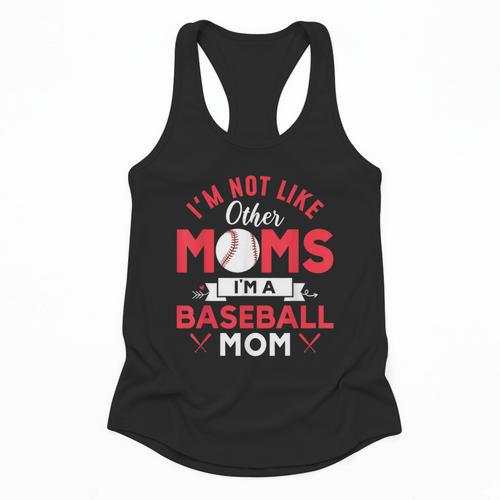 I'm Not Like Other Moms Im A Baseball Mom Mother's Day Flowy Tank - Sportilla