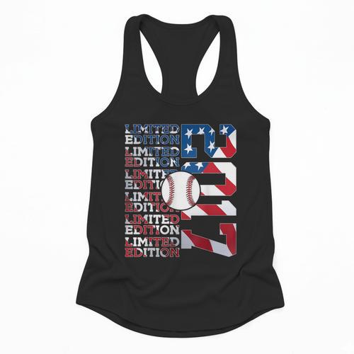 Limited Edition 2017 Baseball 9TH Birthday Flowy Tank - Sportilla