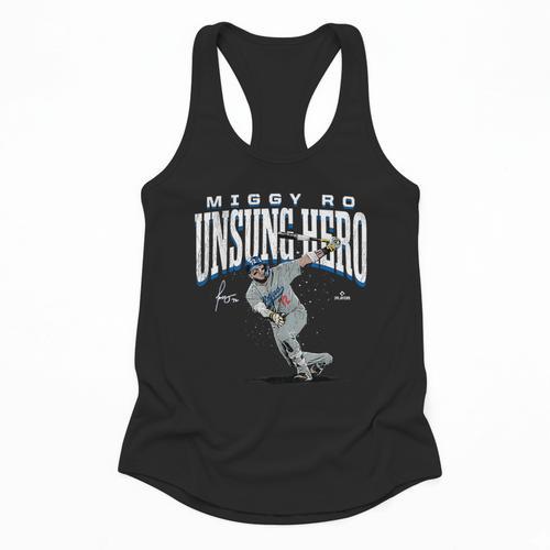 Miguel Rojas Unsung Hero Los Angeles Baseball MLBPA Flowy Tank - Sportilla
