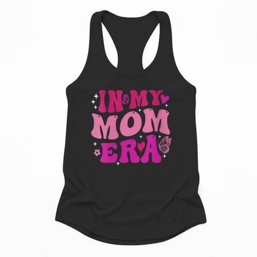 In My T-Ball Mom Era Leopard Baseball Mom Groovy Flowy Tank - Sportilla