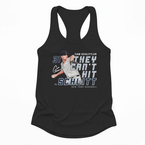 They Can't Hit Schlitt Cam Schlittler New York Baseball MLBP Flowy Tank - Sportilla