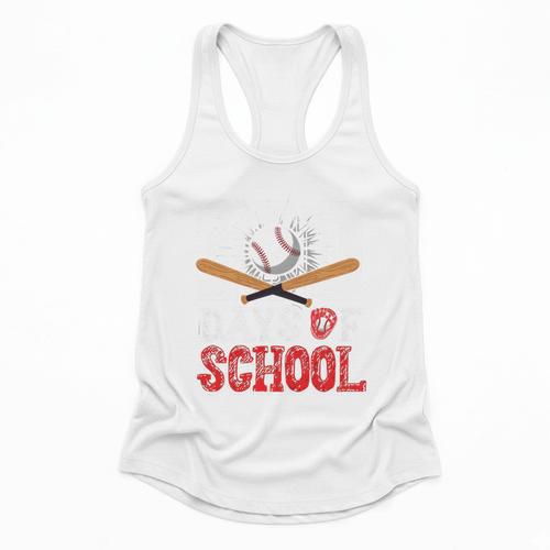 100 Days Of School Baseball 100 Days Smarter Boys Student Flowy Tank - Sportilla