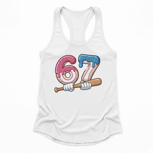 Baseball 67 Kids Ice Cream Drip Six Seven Youth Boys Flowy Tank - Sportilla