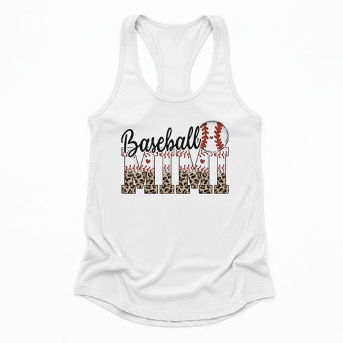 Baseball Mimi Women BallPark Mimi Baseball Mom Mother's Day Flowy Tank - Sportilla