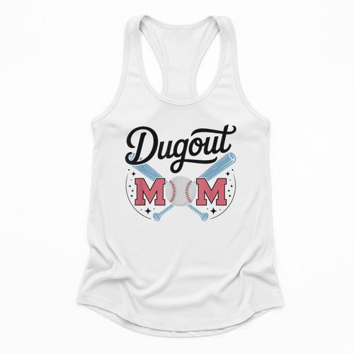 Baseball Mom – Proud Dugout Supporter Flowy Tank - Sportilla