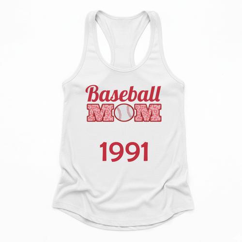 Baseball Mom Since 1991 Flowy Tank - Sportilla