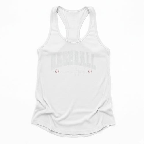 Baseball Mom Attitude Cute Baseball Mom's Sport And Athletic Premium Flowy Tank - Sportilla