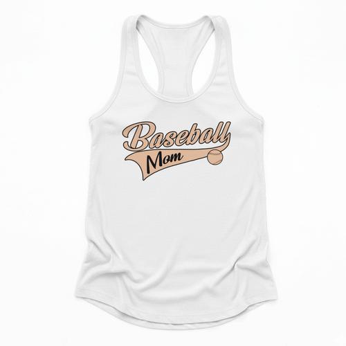 Baseball Mom Best Mama Cute Throwback Classic Flowy Tank - Sportilla