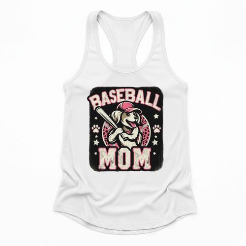 Baseball Mom Dog Mother's In My Baseball Mom Era Flowy Tank - Sportilla