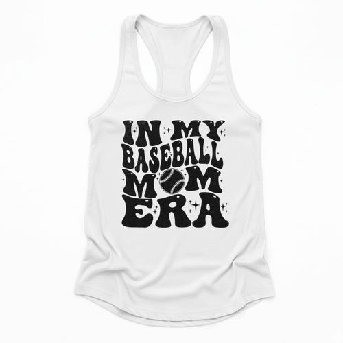 In My Baseball Mom Era Baseball Flowy Tank - Sportilla
