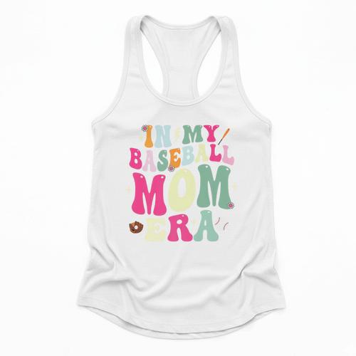 In My Baseball Mom Era Baseball Mama Premium Flowy Tank - Sportilla