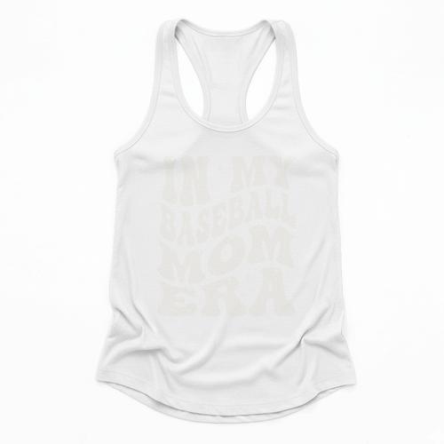 Baseball Mom In My Baseball Mom Era Mama Sports Mom Flowy Tank - Sportilla