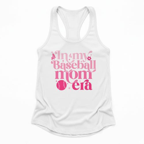 In My Baseball Mom Era Retro Mom Life Mother's Day 2024 Premium Flowy Tank - Sportilla