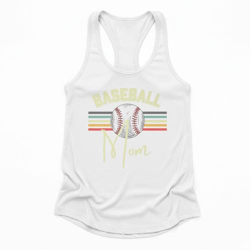 BASEBALL MOM Fun RETRO LOOK Premium Flowy Tank - Sportilla