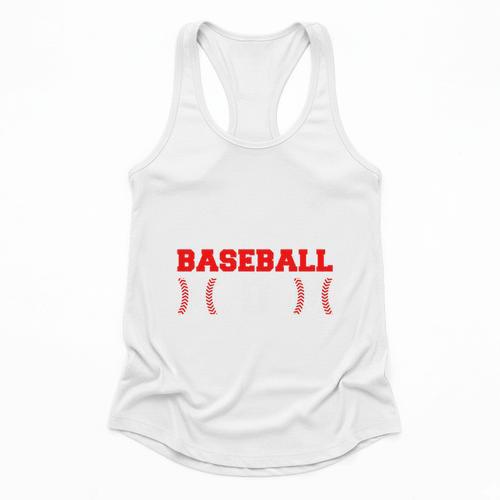 Baseball Mom Loud Proud Quote Game Day Sports Mama Saying Flowy Tank - Sportilla