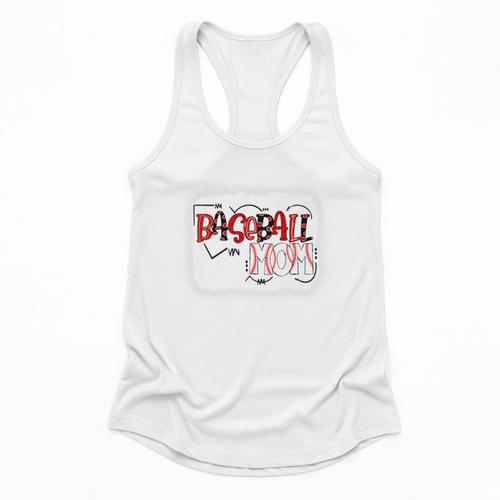Baseball Mom Mommy Baseball Player Premium Flowy Tank - Sportilla