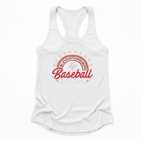 Baseball Mom Rainbow Great Team Mom Premium Flowy Tank - Sportilla