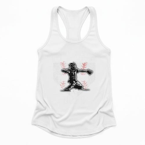 Baseball Mom My Son Will Be Waiting For You At Home Premium Tri-Blend Flowy Tank - Sportilla