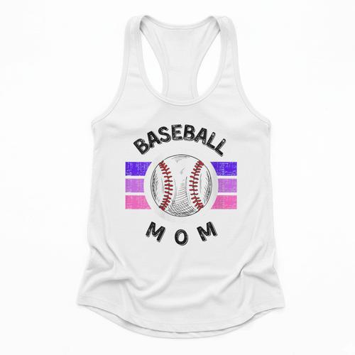 Baseball Mom Sports Mom Proud Baseball Mom Flowy Tank - Sportilla
