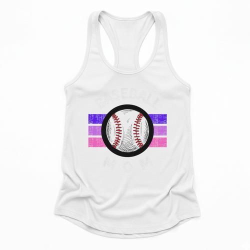 Baseball Mom Sports Mom Proud Baseball Mom Premium Flowy Tank - Sportilla