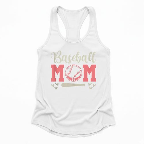 Baseball Mom And Sweet For Moms With Baseball Kids Flowy Tank - Sportilla