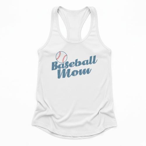Baseball Mom Team Ball Sports Fan Flowy Tank - Sportilla