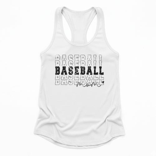 Baseball Mom Vintage Sporty Humor Flowy Tank - Sportilla