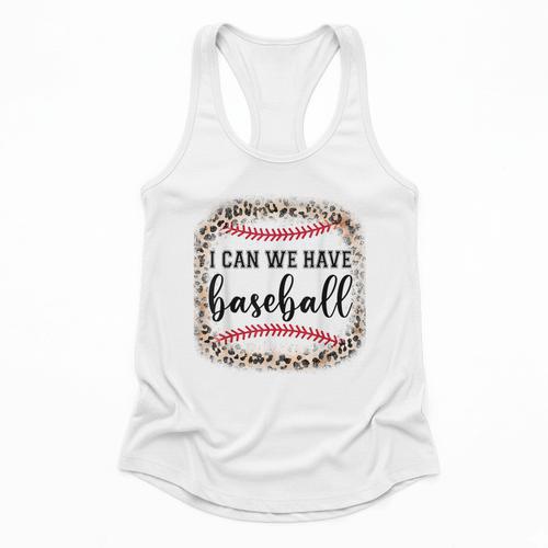 I Can We Have Baseball Mom Women Flowy Tank - Sportilla