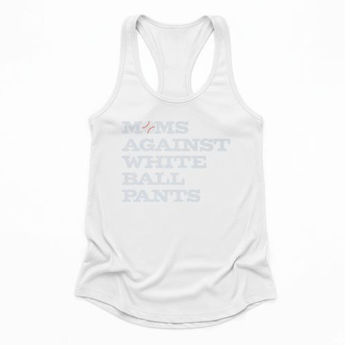 Baseball Moms Against Ball Pants Premium Flowy Tank - Sportilla