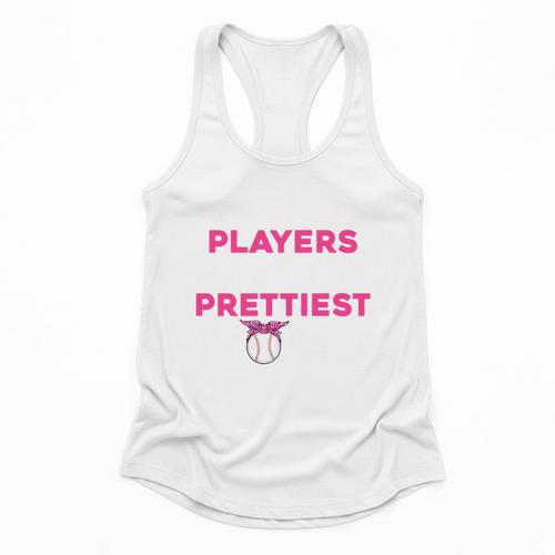 Baseball Players Have The Prettiest Moms Baseball Moms Flowy Tank - Sportilla