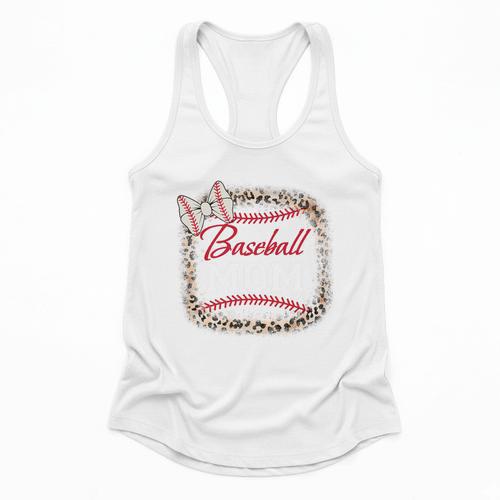 Baseball-Shirt Women Mama Mother Baseball Mom Premium Flowy Tank - Sportilla
