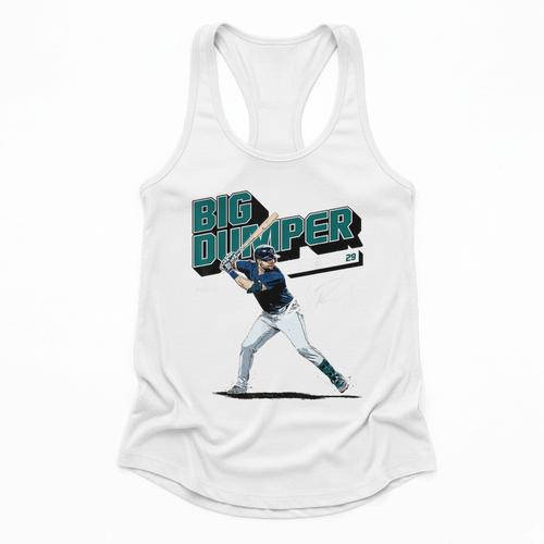 Cal Raleigh Seattle MLB Baseball Players MLBCRA205M Flowy Tank - Sportilla