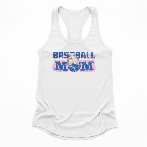 Cool Baseball Mom Mother's Day Mama Woman Cute Flowy Tank - Sportilla