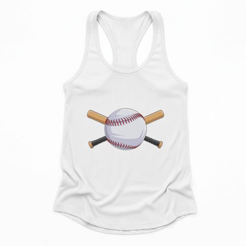 Dugout Mom Baseball Mommy Baseball Mother's Day Flowy Tank - Sportilla